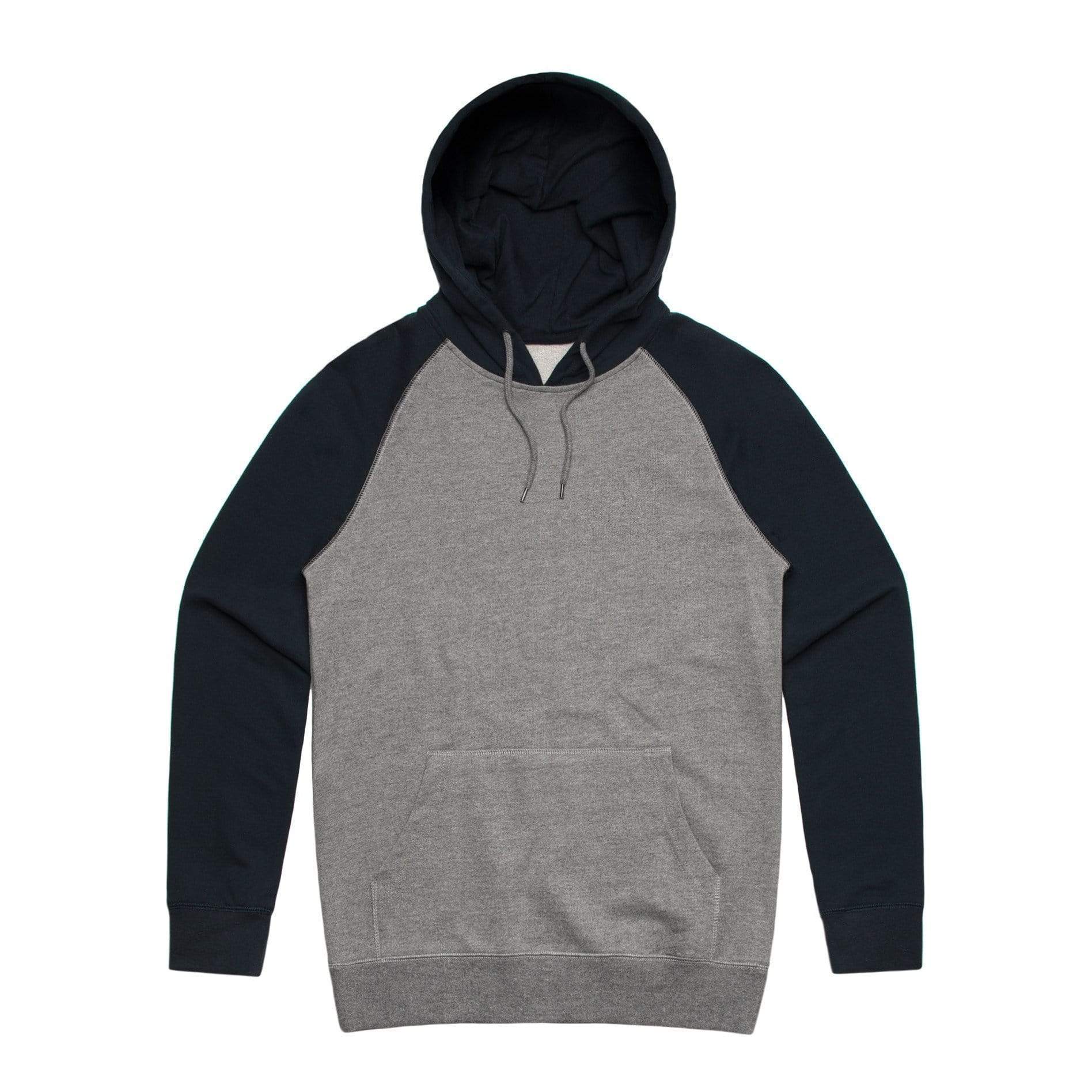 As Colour Casual Wear STEEL MARLE/NAVY / XSM As Colour Men's case hoodie 5205